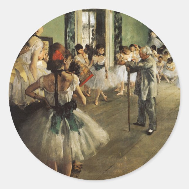 Adesivo Edgar Degas La Classe de Danse (Frente)