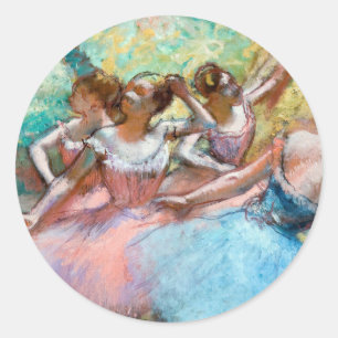 Adesivo Edgar Degas - Quatro Bailarinas no Palco