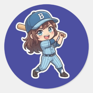 Adesivo Edição de Beisebol Chibi - Balanço de Poder