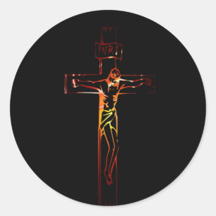 Adesivo Edição do preto do croix do sur do cristo
