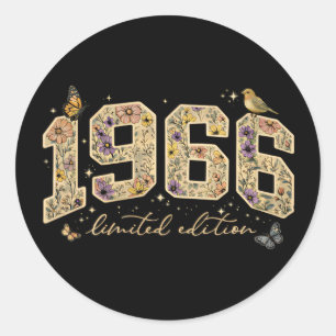 Adesivo Edição Limitada de 60º Aniversário Floral 1966