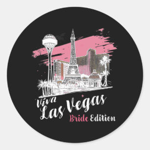 Adesivo Edição Noiva de Las Vegas Celebração de Las Vegas