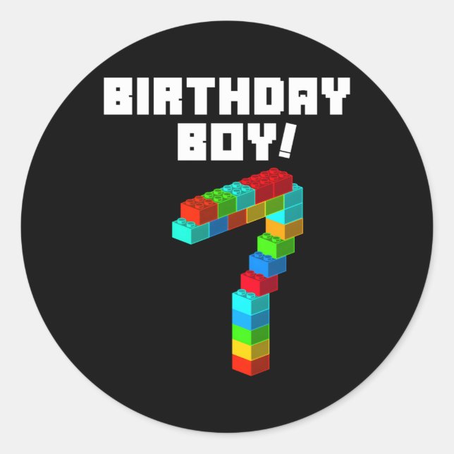 Adesivo Edifício de blocos 7 7 (Frente)