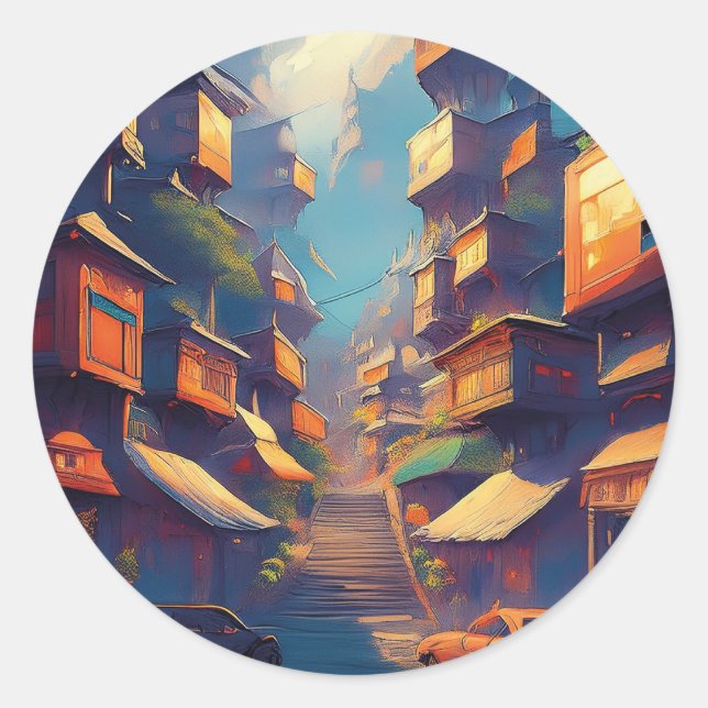 Adesivo Edifícios (Frente)