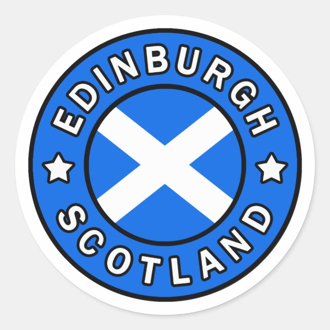 Adesivo Edimburgo Escócia (Frente)