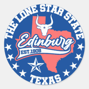 Adesivo Edinburg,Texas