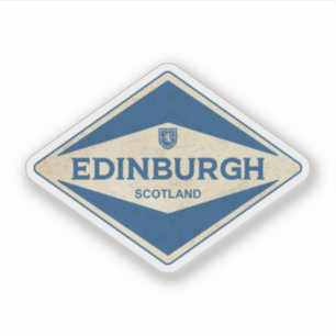 Adesivo Edinburgh Scotland Vintage