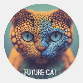 Adesivo Editar Texto Futuro Nome da Personalização da Cat