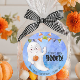 Adesivo Editável Você Foi Booed Halloween