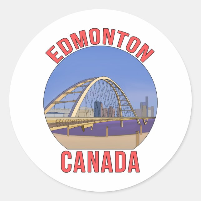 Adesivo Edmonton Alberta Canada (Frente)