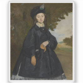 Adesivo Édouard Manet - Retrato de Madame Brunet