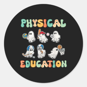 Adesivo Educação Física Fantasmas De Halloween Dão Para Sp