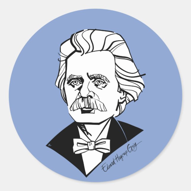 Adesivo Edvard Grieg (Frente)