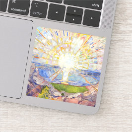 Adesivo Edvard Munch - O Sol 1911