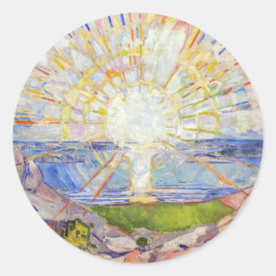 Adesivo Edvard Munch - O Sol 1911