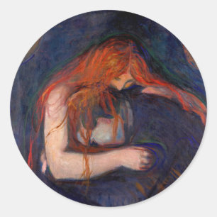Adesivo Edvard Munch - Vampiro / Amor e Dor