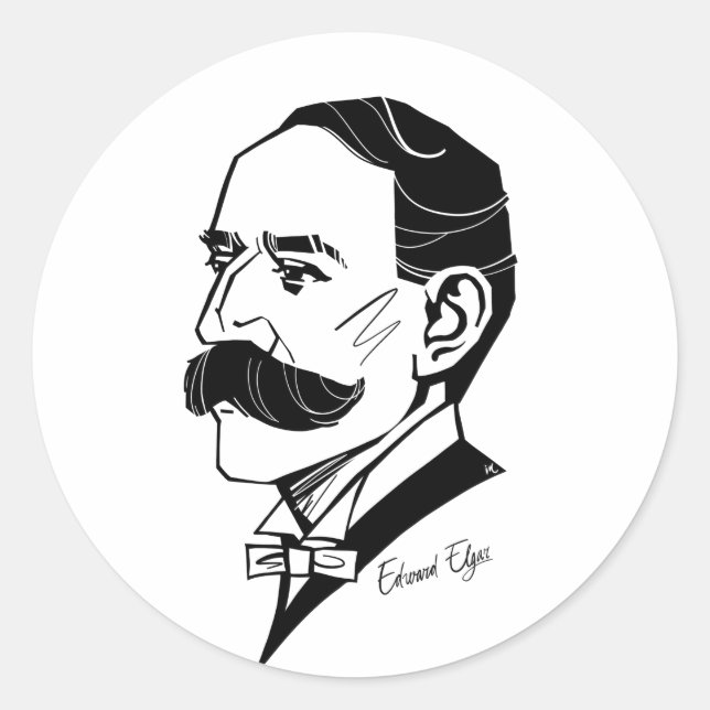 Adesivo Edward Elgar (Frente)