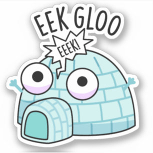 Adesivo Eek-gloo Piada de Igloo Engraçado