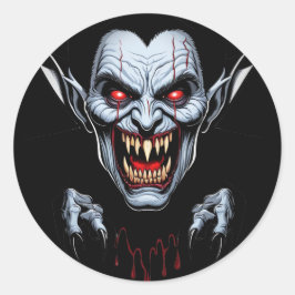 Adesivo Eerie Vampire Face Sticker