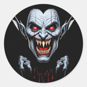 Adesivo Eerie Vampire Face Sticker