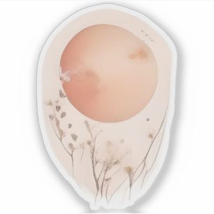 Adesivo Eetal Sunset com Flores Selvagens