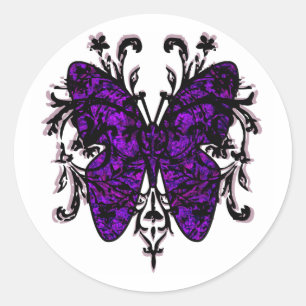 Adesivo Efeito borboleta (roxo)