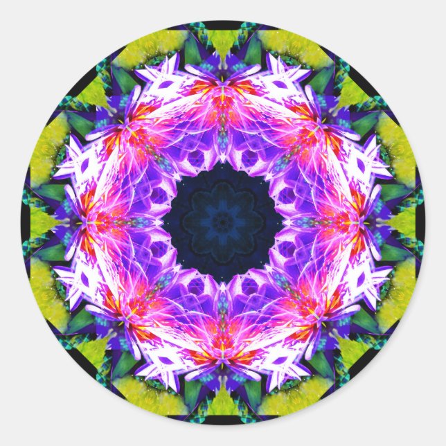 Adesivo Efeito Flor Mandala (Frente)