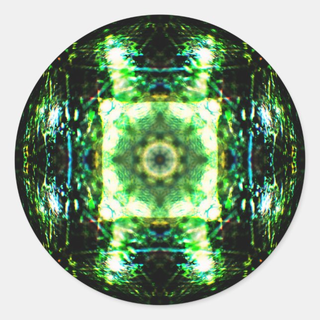 Adesivo Efeito Vidro Detalhado Mandala (Frente)
