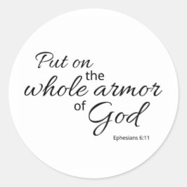 Adesivo Efésios 6:11