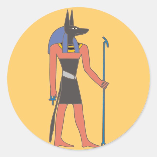 Adesivo Egipto divindade Anubis egypt deity (Frente)
