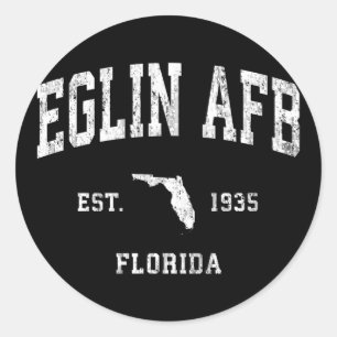 Adesivo Eglin Afb Florida Fl Athletic Sports
