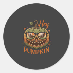 Adesivo Ei Abóbora Óculos de Halloween Jack Lantern Bigode