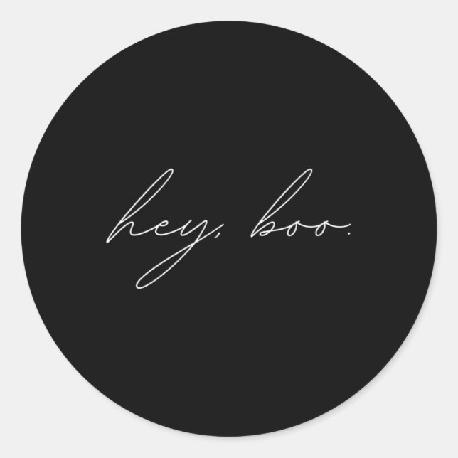 Adesivo Ei Boo Halloween (Frente)