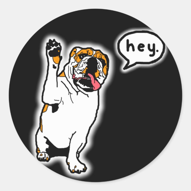 Adesivo Ei Bulldog (Frente)