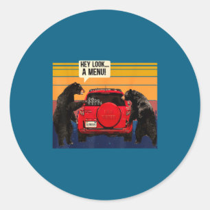 Adesivo Ei Olha Um Caminhante Caminhando, Retrô Vintage En