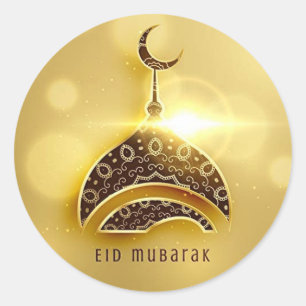Adesivo Eid Al-Fitr Greeting Sticker (Dourado)