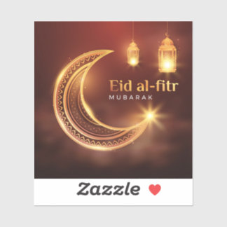 Adesivo Eid Al-Fitr Mubarak