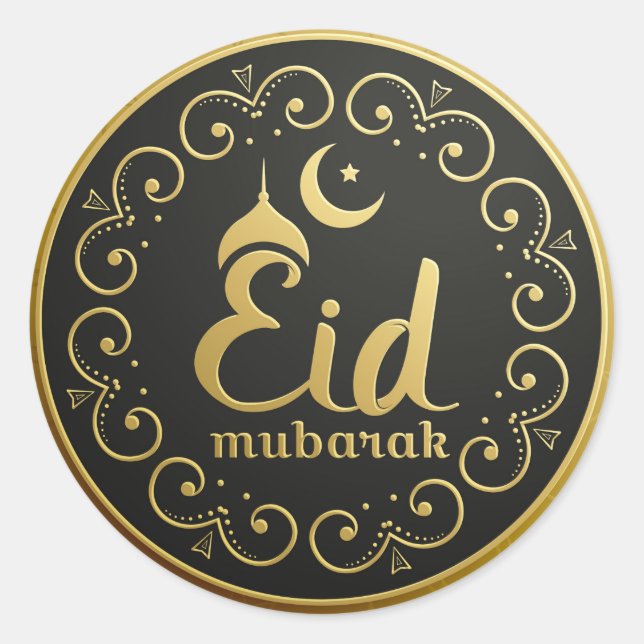 Adesivo Eid Mubarak (Frente)