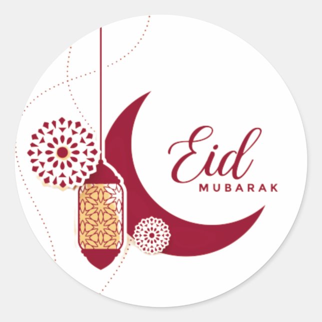 Adesivo Eid Mubarak (Frente)