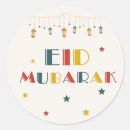Adesivo Eid Mubarak Colorir Sticker