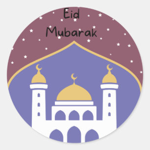Adesivo Eid Mubarak Eid Eid Sticker