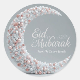 Adesivo Eid Mubarak Muçulmano Clássico Moderno Personaliza