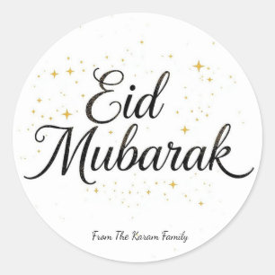 Adesivo Eid Mubarak Muçulmano Personalizado