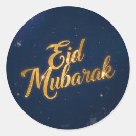 Adesivo Eid Mubarak Muslim Classic Round Sticker