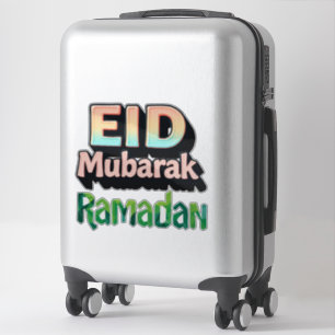 Adesivo EID Mubarak + Ramadã