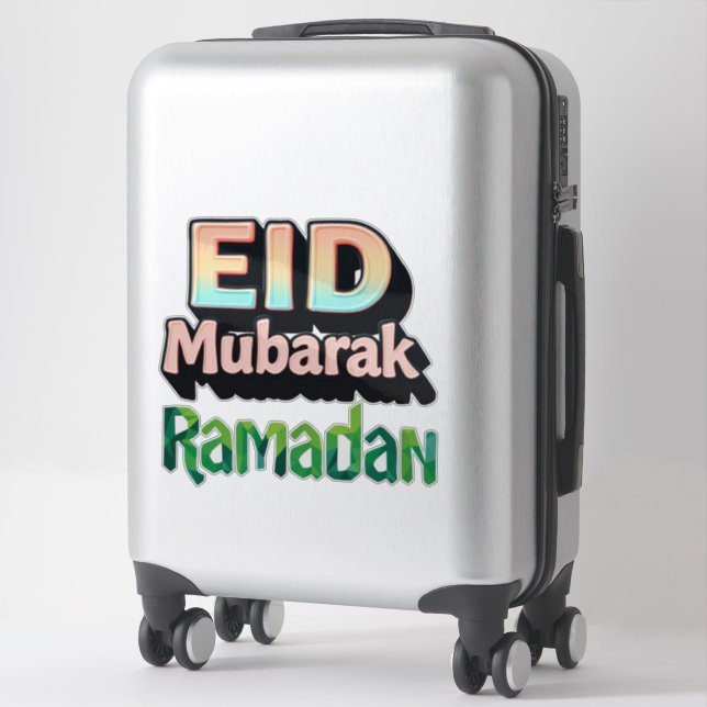 Adesivo EID Mubarak + Ramadã (Mala)