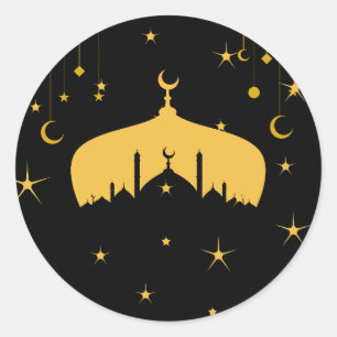 Adesivo Eid Mubarak Round Stickers