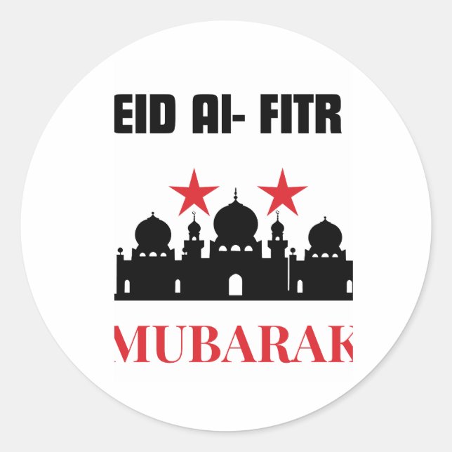 Adesivo Eid Mubarak Stickers (Frente)