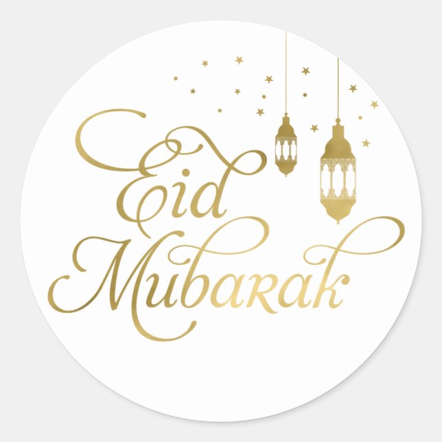 Adesivo Eid Mubarak Stickers, Ramadan Mubarak Stickers (Frente)