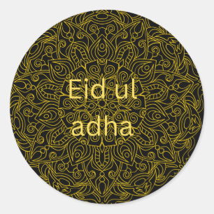 Adesivo "Eid ul Adha Islamic Mandala Classic Round Sticker